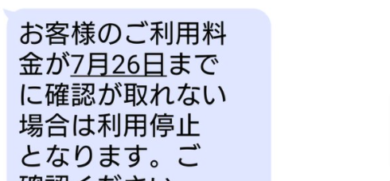 Wdifのdocomoのご利用料金お支払いの確認が取れていませんメールは詐欺 対処方法 イチオシ